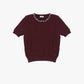 Sweater a maniche corte con dettaglio