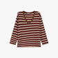 Maglia a maniche lunghe a righe
