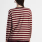 Maglia a maniche lunghe a righe
