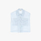 Camicia senza maniche con tasche