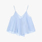 Top ampio con spalline sottili