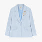 Blazer con dettagli floreali