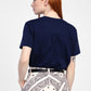T-shirt con taschino paisley
