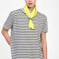 T-shirt a righe con maniche corte