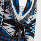 Cardigan con frange e cintura