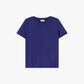 T-shirt satinata a maniche corte