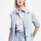Blazer di jeans con bottoni e tasche