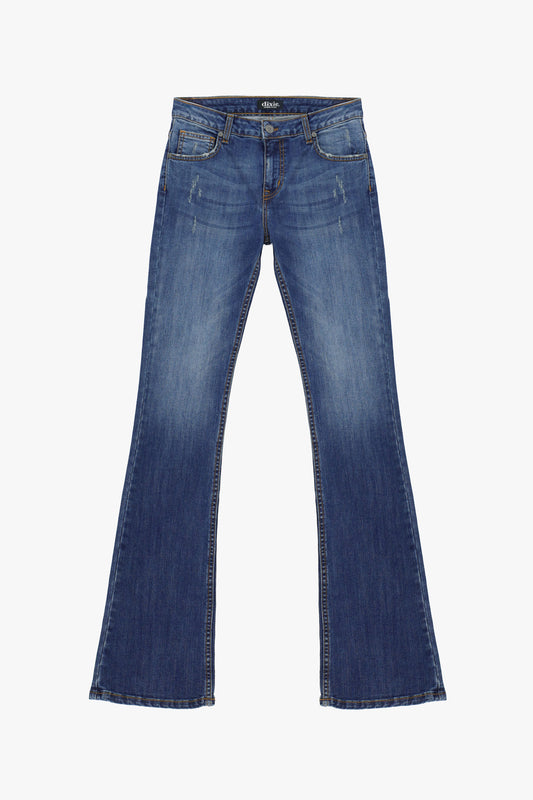 Jeans svasati a gamba ampia