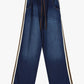 Jeans a gamba ampia con dettagli