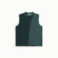 Top smanicato colorblock con collo alto