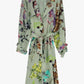 Trench con stampa floreale