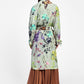 Trench con stampa floreale