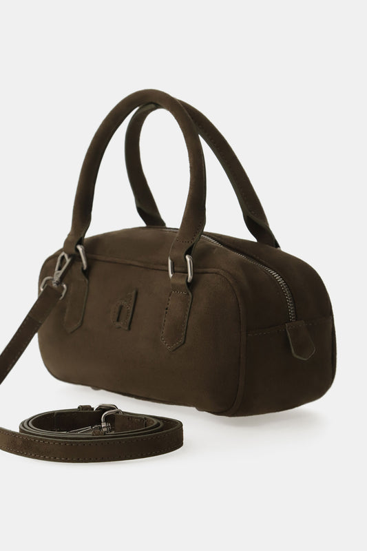 Borsa compatta con doppio manico e tracolla