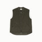 Gilet imbottito con zip e tasche frontali