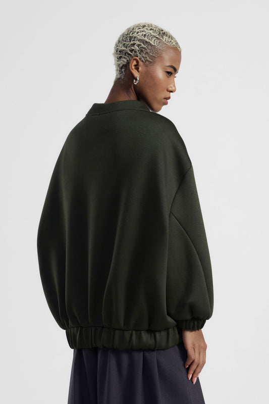 Bomber con zip e tasche laterali