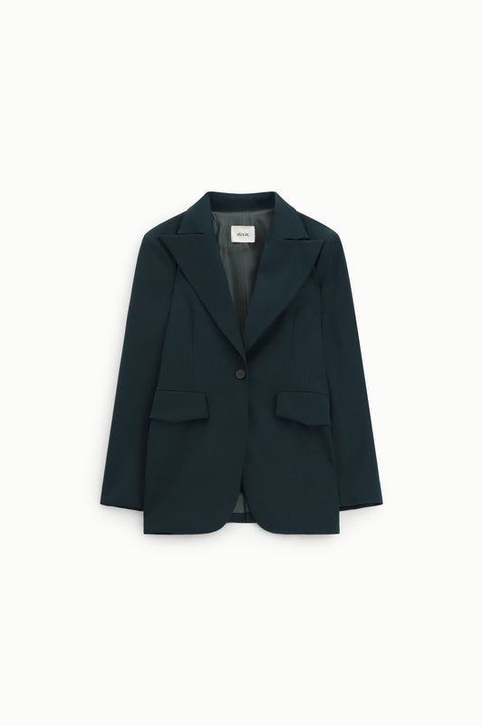Blazer monopetto con tasche frontali