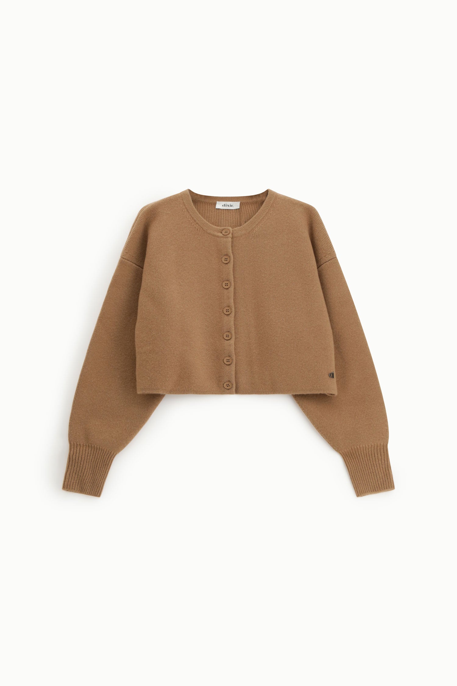 Cardigan con bottoni e maniche ampie