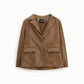 Blazer regular fit con tasche a patta