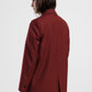 Blazer a righe con chiusura monopetto e spille
