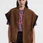 Gilet senza maniche con tasche applicate