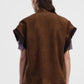 Gilet senza maniche con tasche applicate