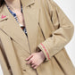 Trench classico con bottoni