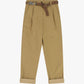 Trousers chino-fit con cintura e risvolto