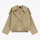 Giacca bomber stile trench con bottoni doppi