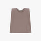 Top smanicato con spalle strutturate girocollo