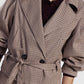Giacca camicia doppiopetto con cintura