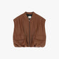 Gilet senza maniche con maxi tasche frontali