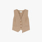 Gilet Taglio classico e chiusura con bottoni