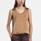Canotta casual con scollo tondo