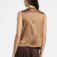 Canotta casual con scollo tondo