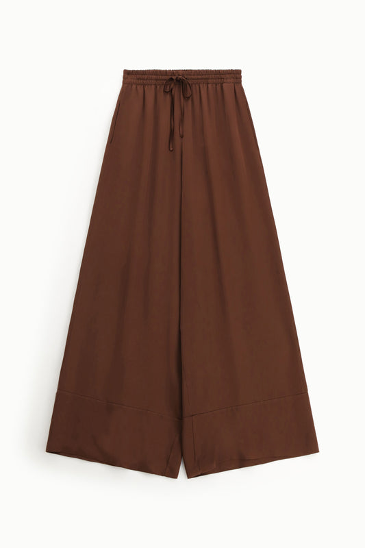 Pantaloni ampi con vita elasticizzata