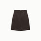 Shorts a righe con dettaglio bottone e tasche