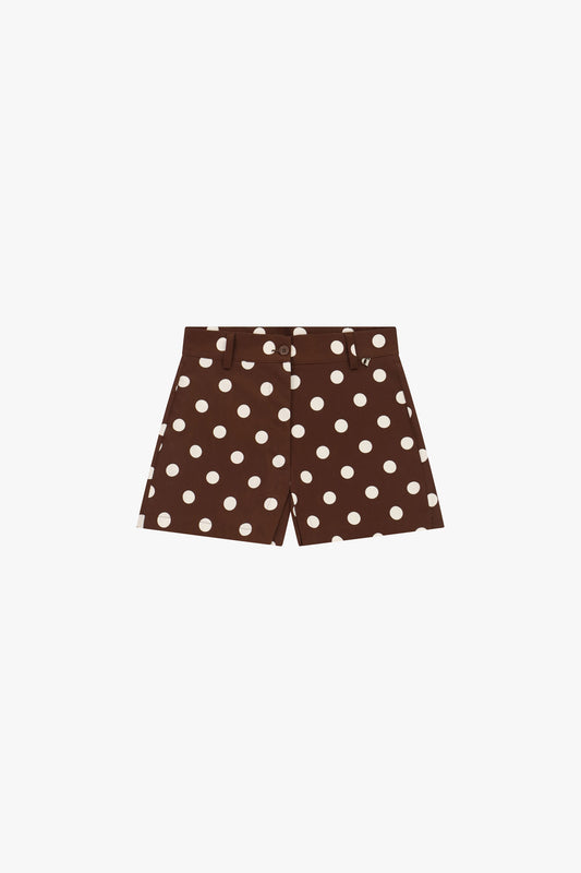 Shorts regular-fit a pois con passanti
