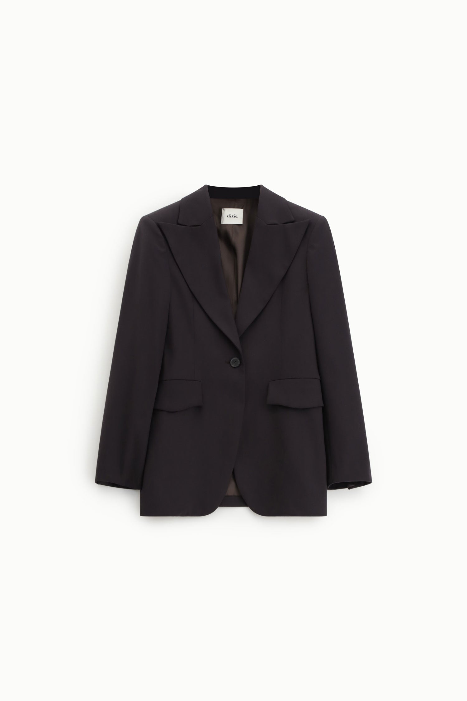 Blazer monopetto con tasche frontali