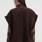 Gilet senza maniche con tasche applicate