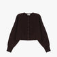 Cardigan con bottoni e maniche ampie