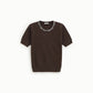 Sweater a maniche corte con dettaglio