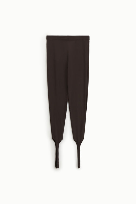 Trousers slim fit con staffe alla caviglia