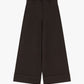 Pantaloni palazzo con risvolto ampio