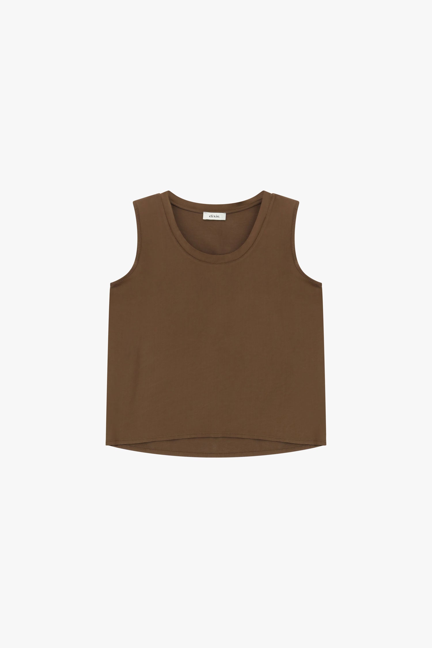 Canotta casual con scollo tondo