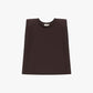 Top smanicato con spalle strutturate girocollo