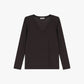 Maglia con scollo a v e maniche lunghe