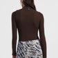 Maglia con fiocco e maniche lunghe