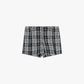 Gonna pantalone a quadri casual