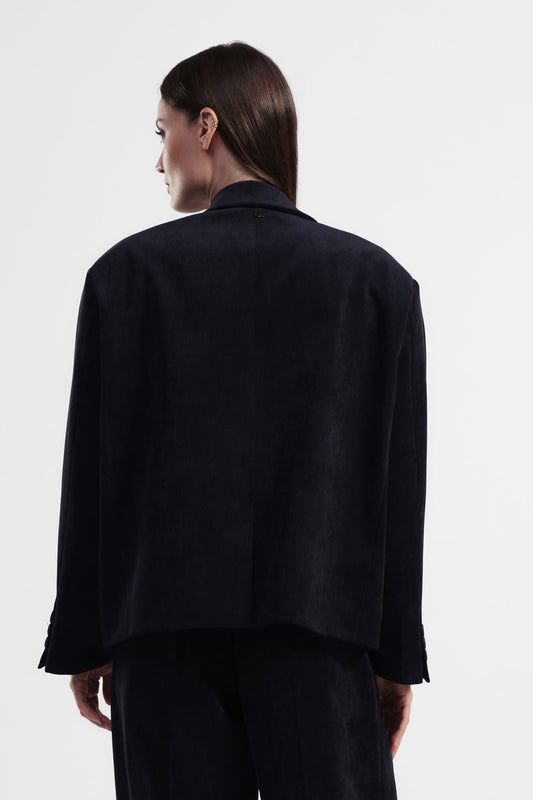 Blazer con bottoni e dettagli fiocco