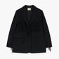 Blazer con frange e tasche con patta frontali